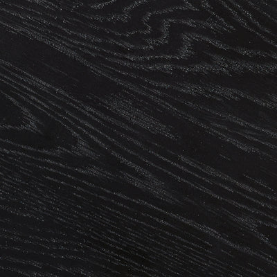 Oak black stain wood sample
