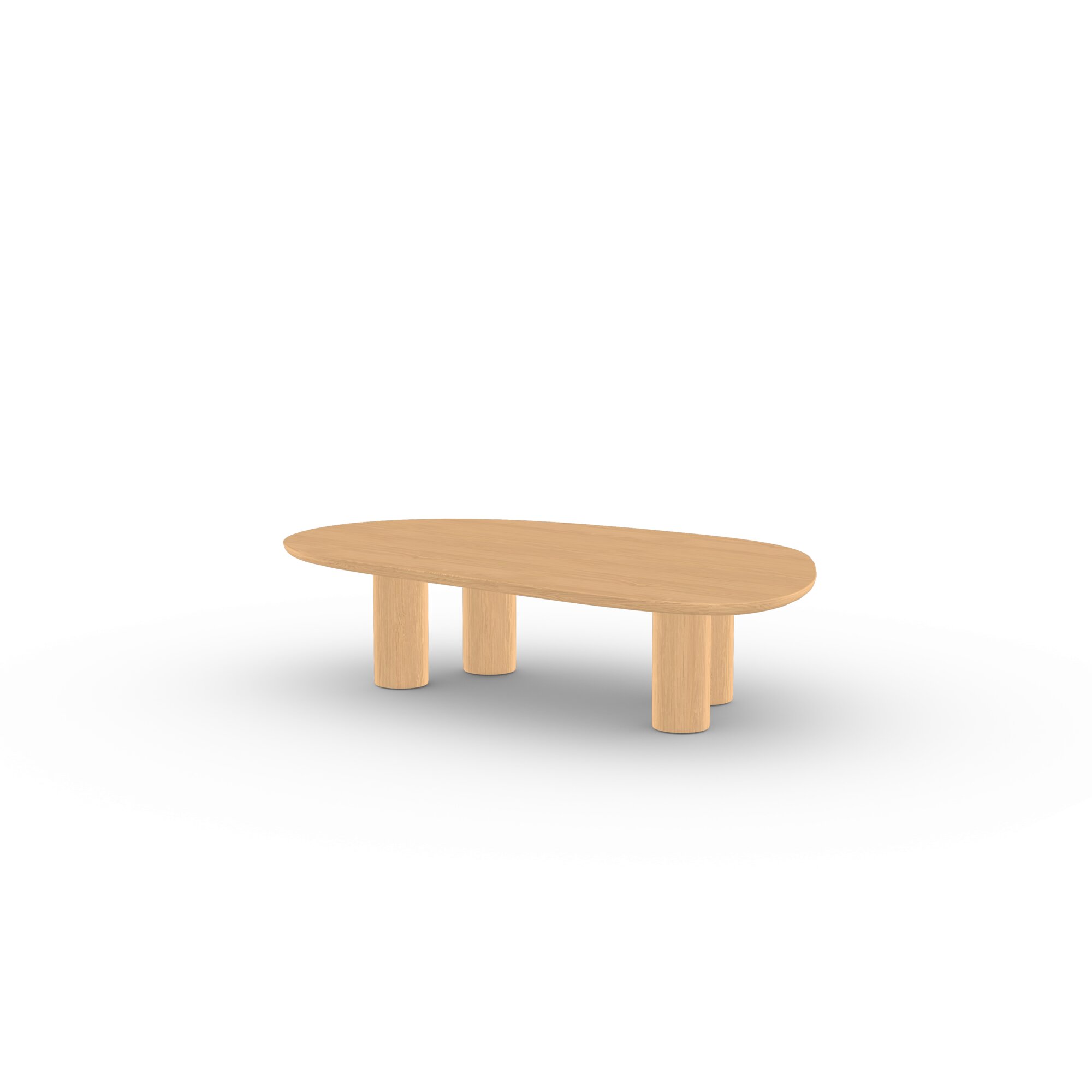 Design Coffee Table | Blob Coffee Table Oak hardwax oil natural 3062 | Oak hardwax oil natural 3062 | Studio HENK | 