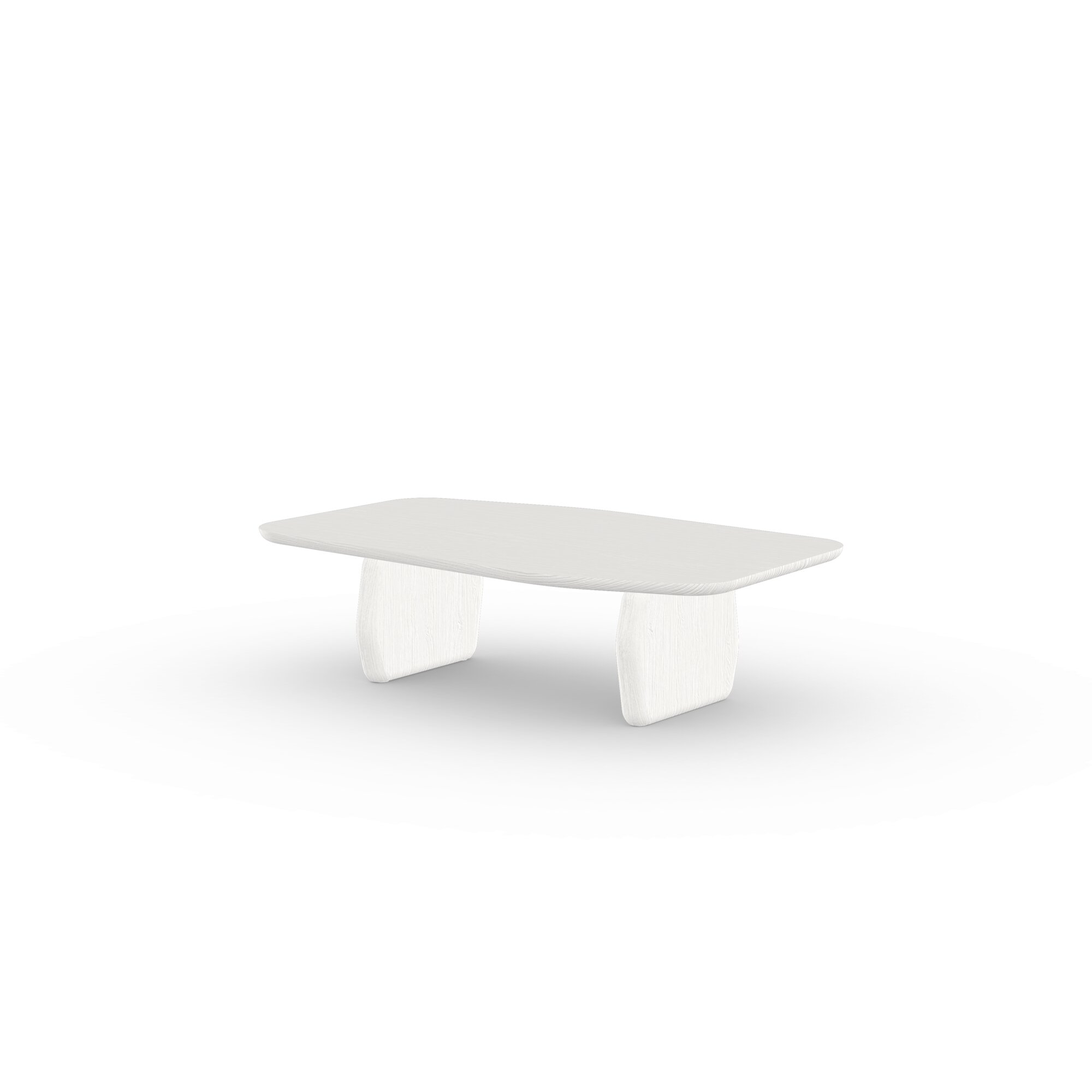 Slant Coffee Table Oak white lacquer Oak white lacquer (9016