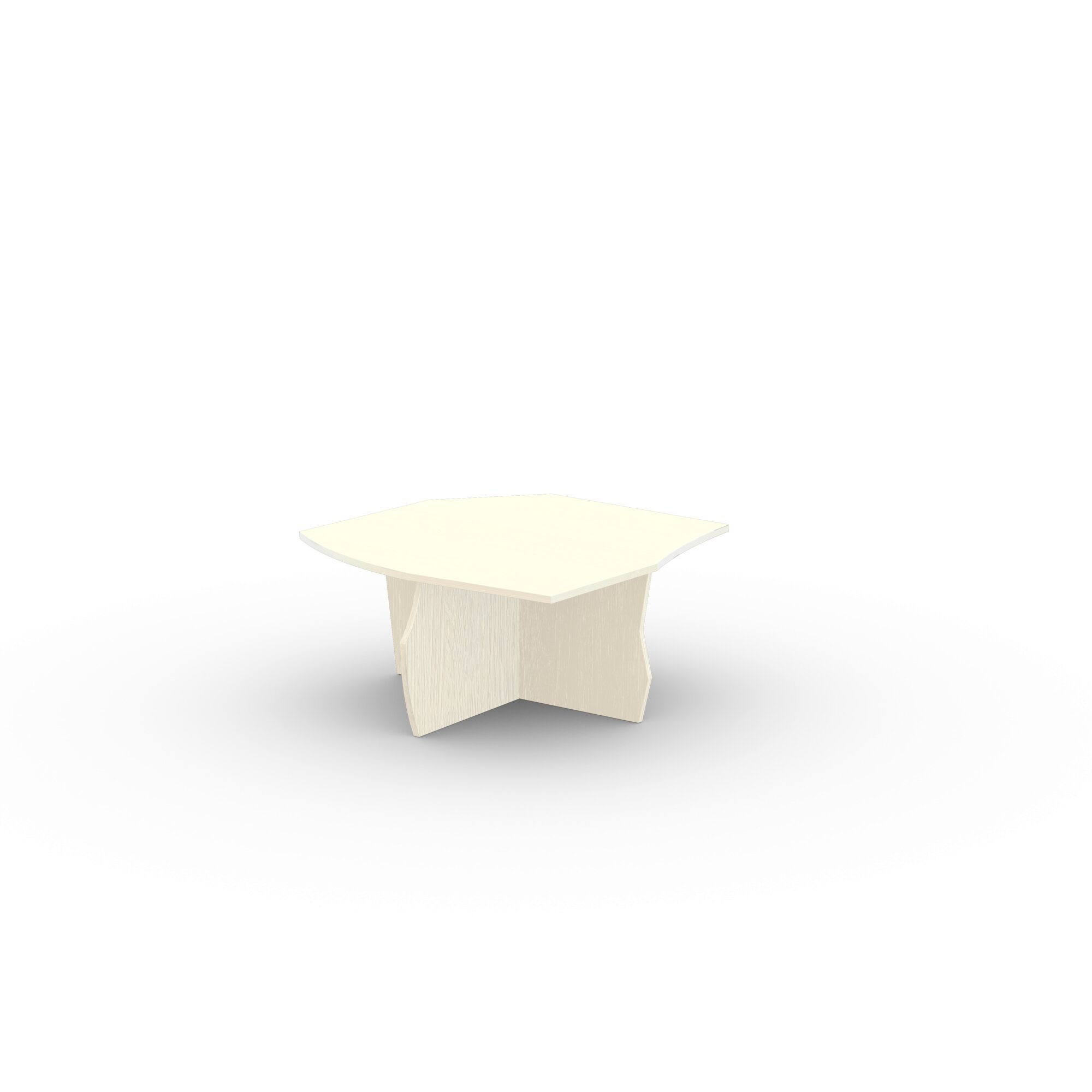 Design Coffee Table | Scissors Coffee Table 90 Oak oyster white | Oak oyster white | Studio HENK | 