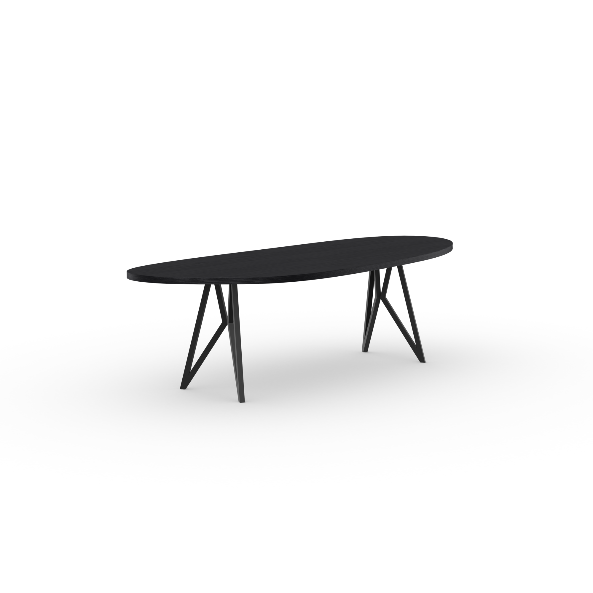 Butterfly Steel black powdercoating Blob Standard Oak black