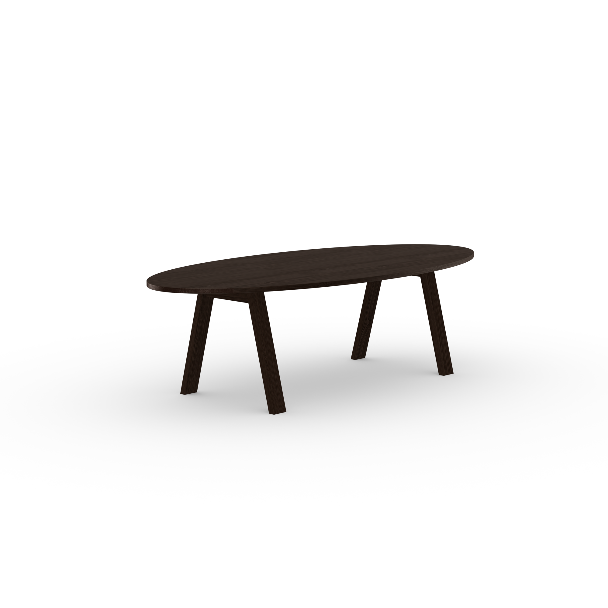 Ovale Design dining table | Legno Oak smoked stain | Oak smoked | Studio HENK | 