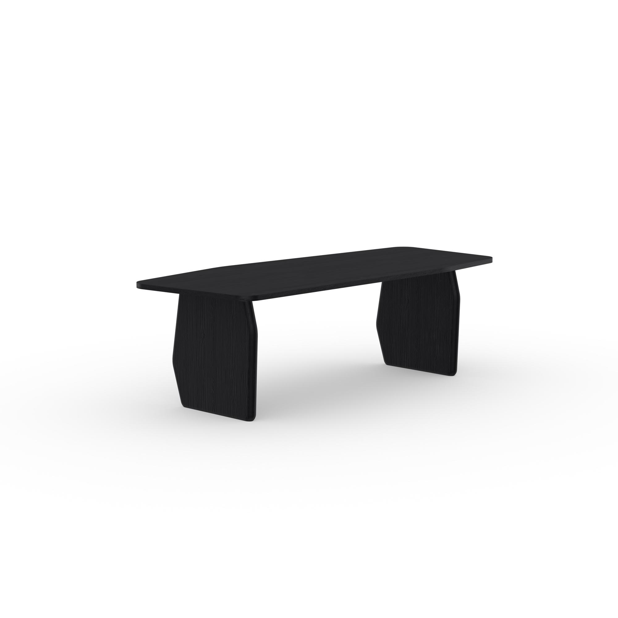  Design dining table | Slant Oak black stain | Oak black stain | Studio HENK | 