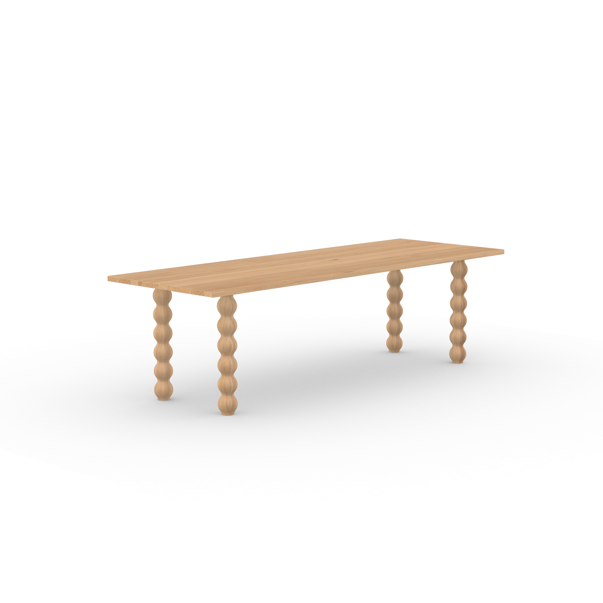 Rectangular Design dining table | Turn Oak natural lacquer | Oak natural lacquer  | Studio HENK | 