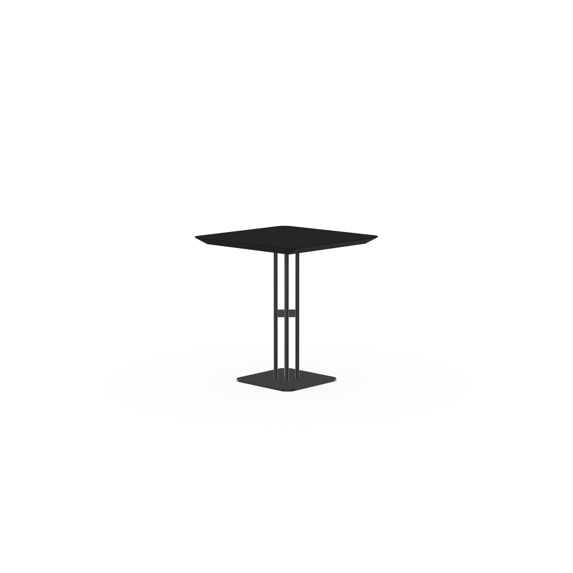 Square Design Bistro Table | Rest  black | HPL Fenix nero ingo | Studio HENK | 